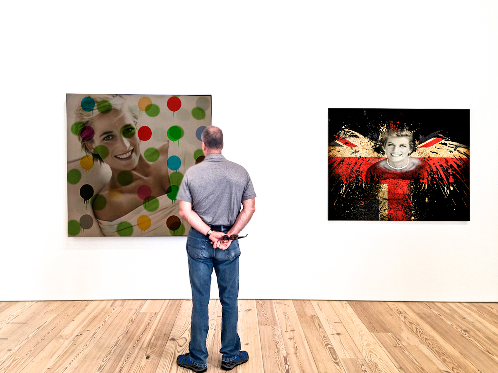 Two Dianas on exhibit